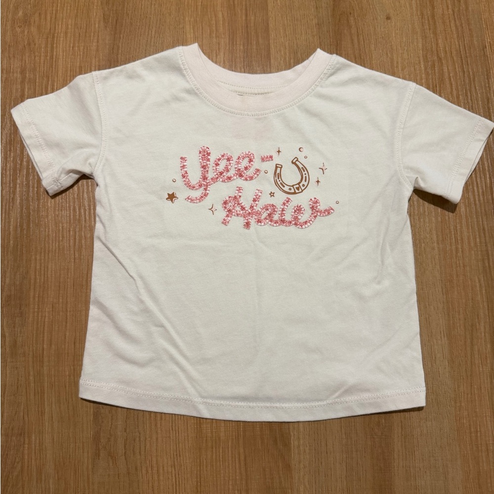Cat & Jack White 'Yee-Haw' T-Shirt